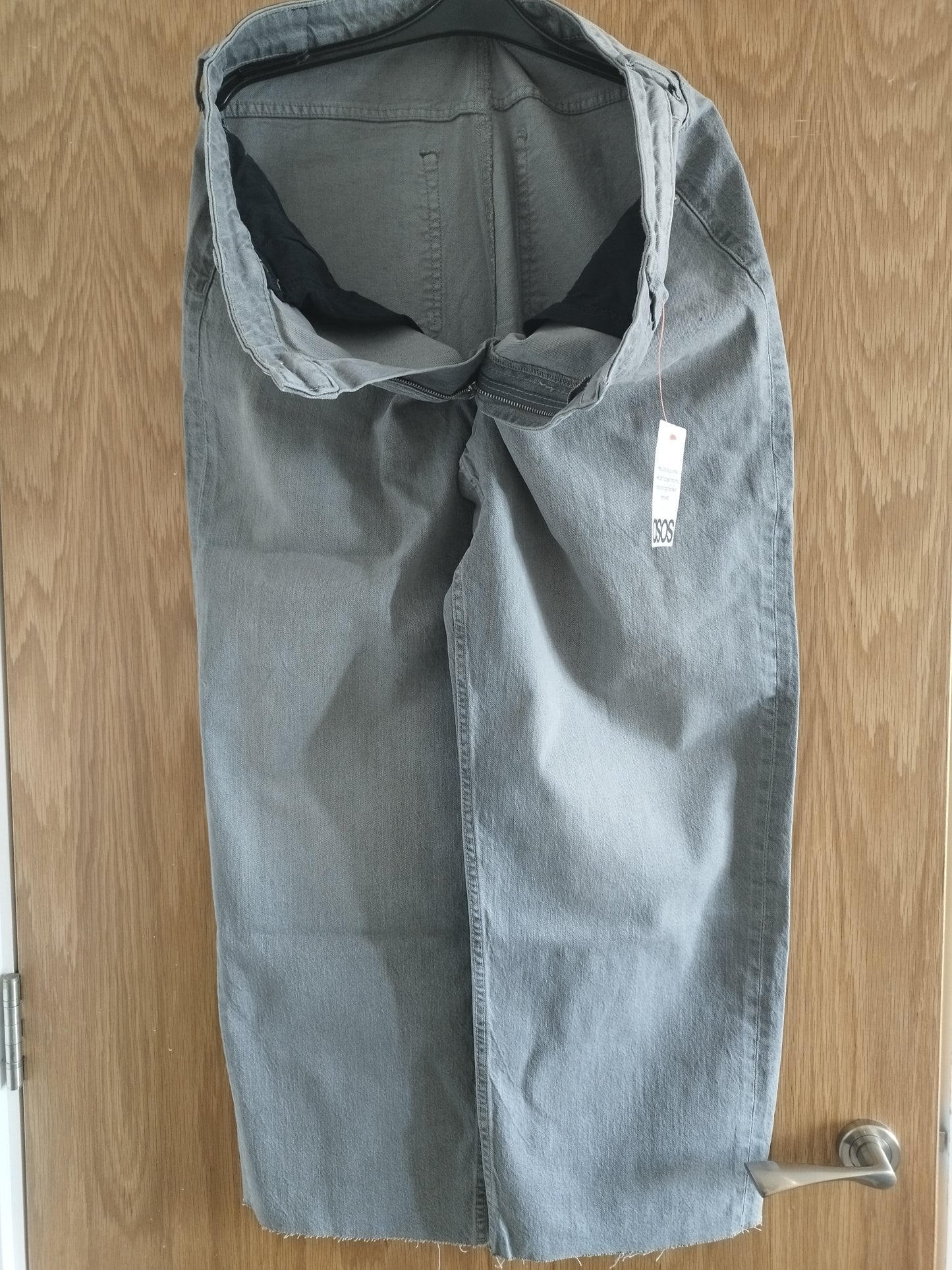 New Grey Women's Ankle Grazer Straight Leg Jeans