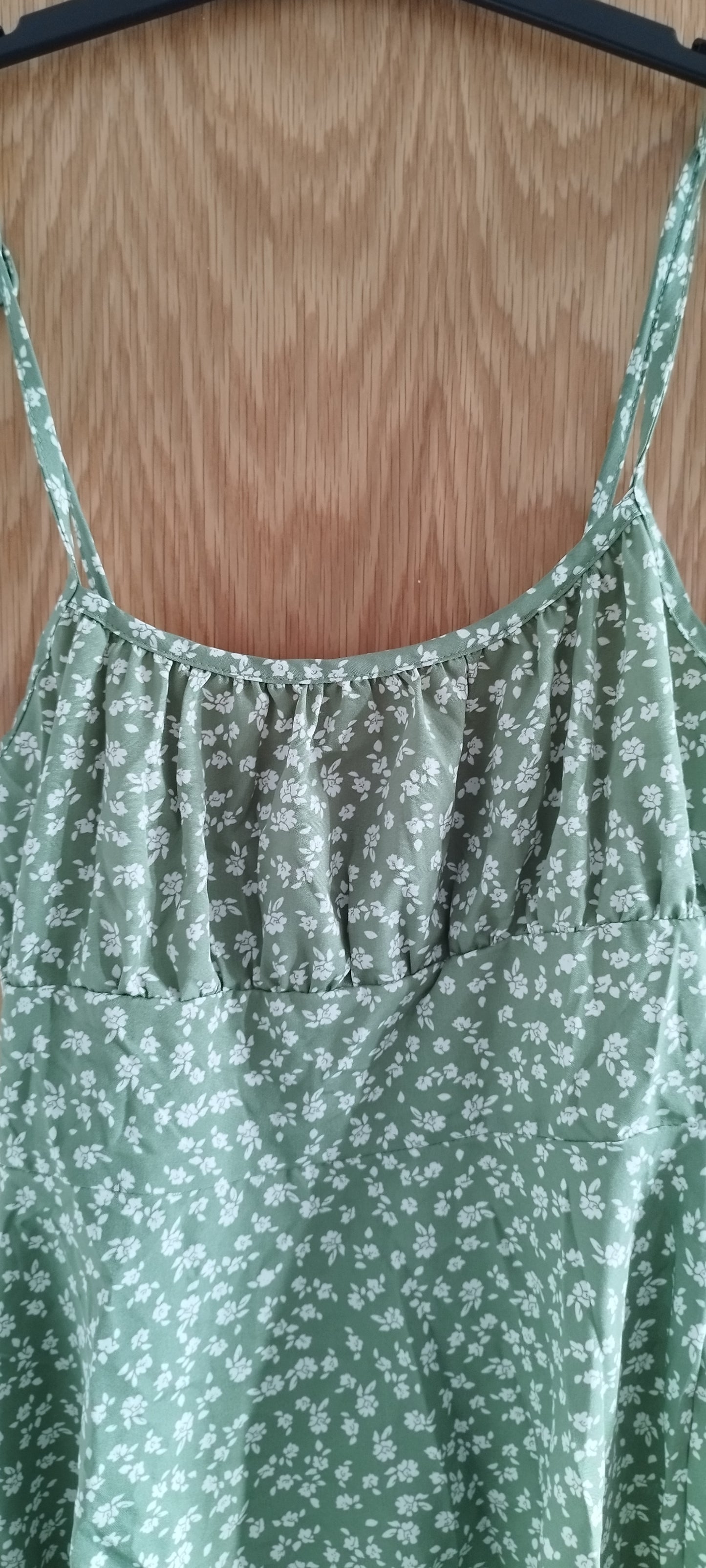 Women's Floral Tie Shoulder Ruched Cami Mini Dress A Line Flared Flowy Holiday Sundress