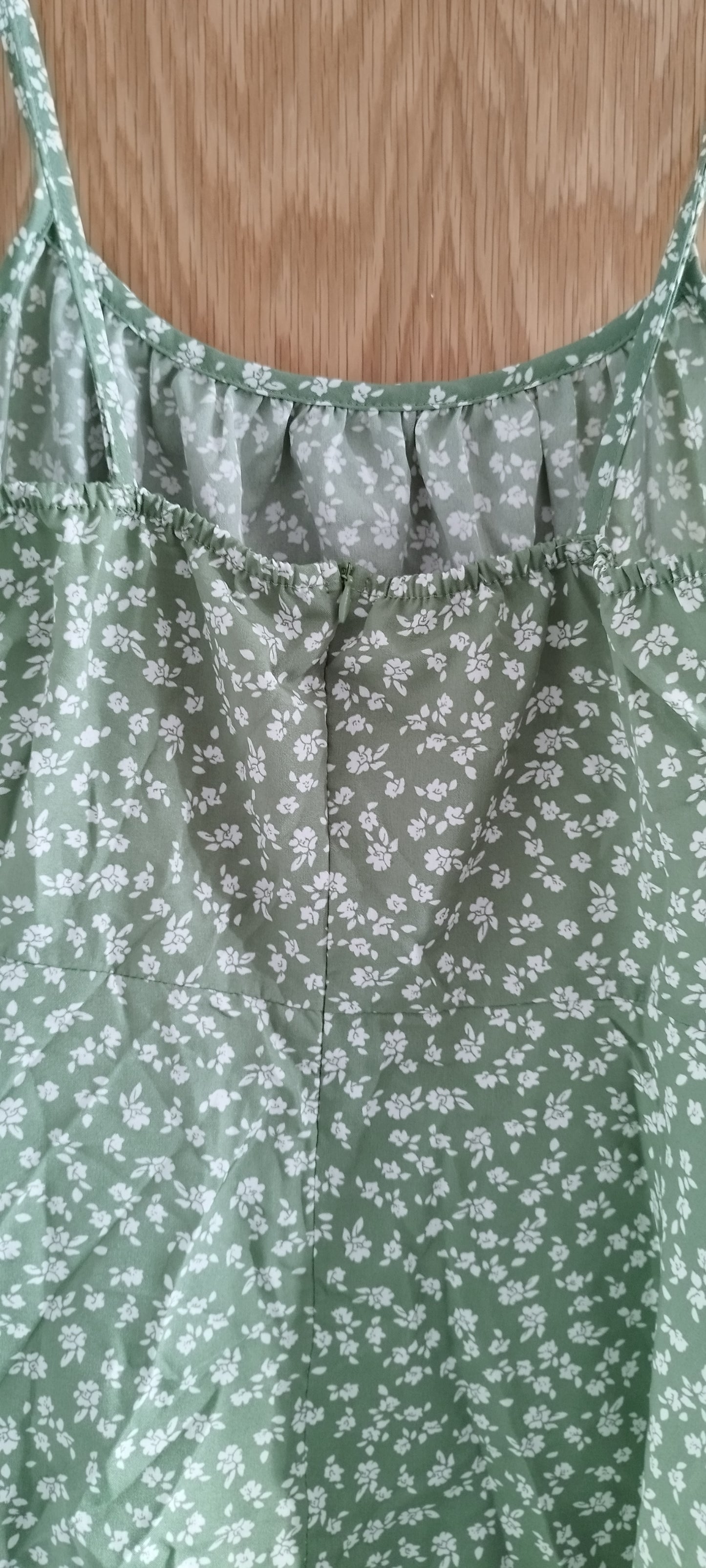 Women's Floral Tie Shoulder Ruched Cami Mini Dress A Line Flared Flowy Holiday Sundress