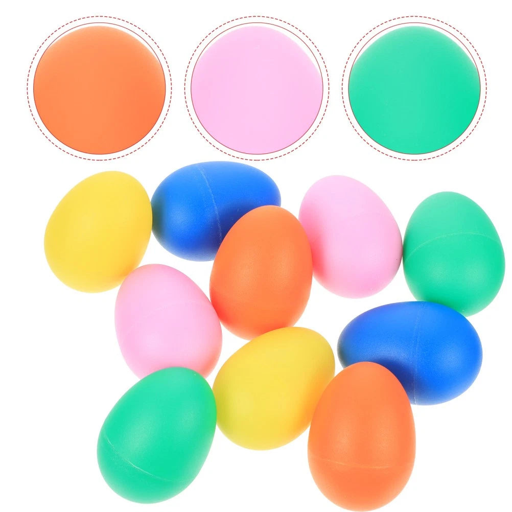 10 Pcs Shaker Musical Instruments Handheld Percussion Childrens Egg Shakers