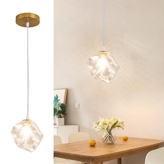 Dellemade Stone Shape Chandelier Flush Mount Light Fitting Pendant