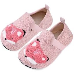 Kids Slippers Plush Anti-Slip Cute Cartoon